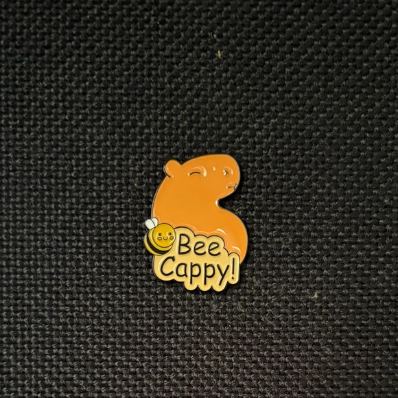 Capybara Enamel Pin - Picture 2 of 2